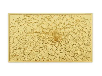 modern panel wall decor set relief stl mural CNC 172 3D model