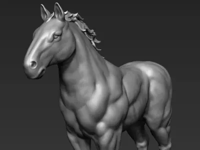 War Horse 3D model