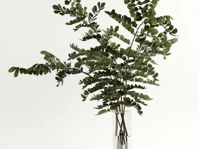 Branches in a vase 003 3D model