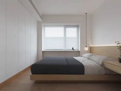 Modern apartment interior scenes  3D model
