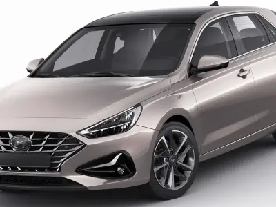 Hyundai i30 2020 3D model