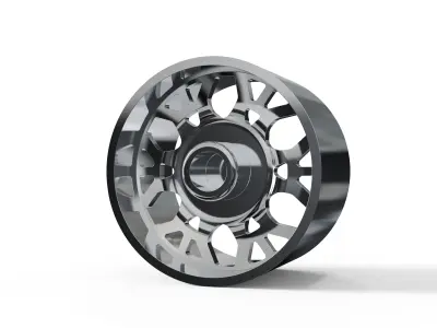REAR forgiato Maglia-D DURO DUALLY WHEEL 3D print model