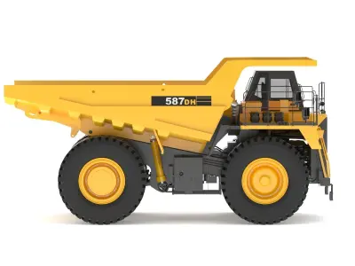 HD785-7 Dump Trucks 3D model