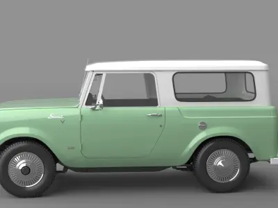 1967 International Harvester Scout 800 3D model