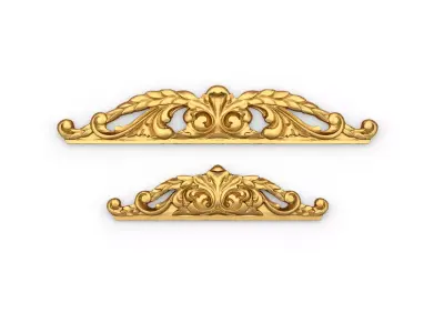 Classic carved decor ornament 361 3D model