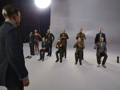 Modular Character - Asian Smart Casual Man - MU2 Low-poly 3D model