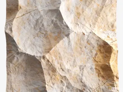 97-RockPanel sandstone wall art 3D model