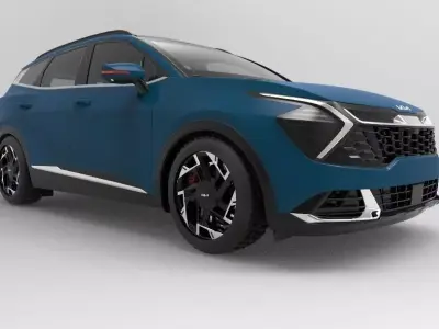 Kia Sportage 2022 Interior 3D model