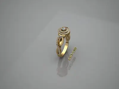 FASION RING 3D model 14