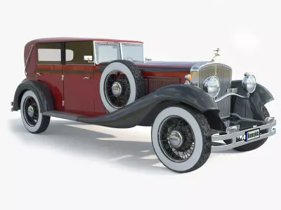 Maybach Zeppelin DS7 Luxury Limousine 3D model