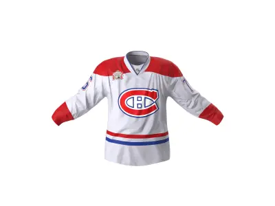 Hockey Jersey Montreal Canadiens 3D model