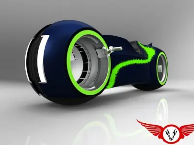 TRON Bike Free 3D model