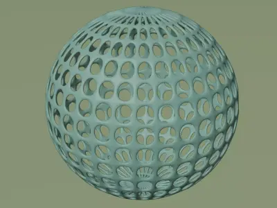 Lattice sphere  3D print model