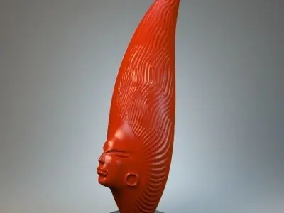 The African Sculpture P 3D print model