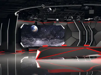 Virtual Studio 26 PBR Darth Vaider Edition Low-poly 3D model