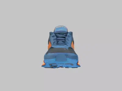 Modern Sporty Sneakers Low-Poly 3D Model Low-poly 3D model