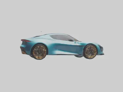 Electric Luxury Sports Car model 3D model