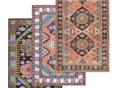 Rug Set 1489 3D model