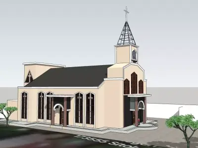 GEREJA KLASIK 3D model purchase