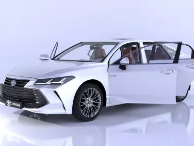 Toyota Avalon High-Detail 3D Model with Fully Detailed Interior 3D model