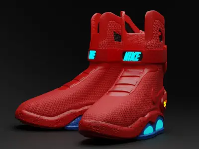 Nike air mag - red edition 3D model