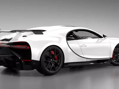 BUGATTI CHIRON PUR SPORT 2022 3D model