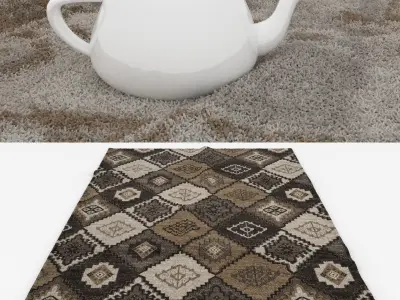 Rugs No 280 Low-poly 3D model