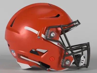 CLEVELAND BROWNS Helmet Football AFC NORTH PBR updated 2025 3D model