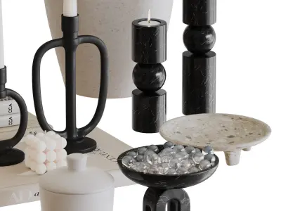 Decorative Set-03 3D model purchase