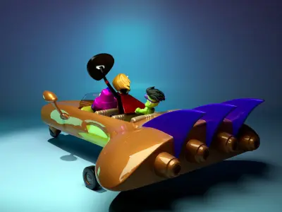 THE IMPOSSI-MOBILE - IMPOSSICAR -THE IMPOSSIBLES 3D print model