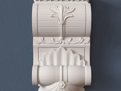 Decorative Corbel 3D model 20