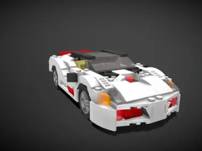 Lego Highway Speedster Car 3D model