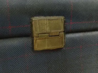 Vintage Blue Box SCANNED 3D model