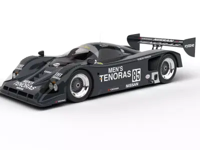 Nissan R90CK Tenoras Racing 1990 3d model 3D model