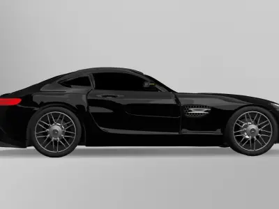 MERCEDES AMG GT coupe 3D model