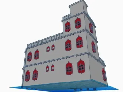 sidhu moosewala haveli 3D model  Low-poly 3D model