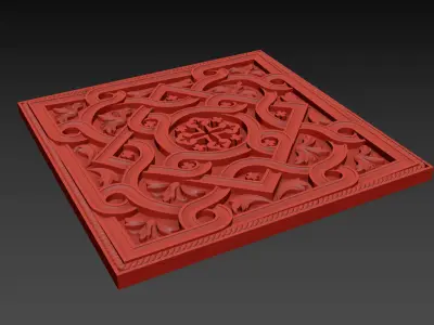 Carved Ornament  3D model