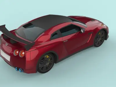 modern car design  3D model