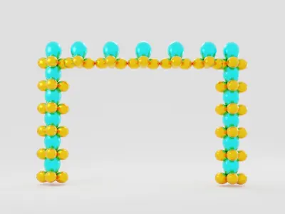 Ballon Decor 9 object 3D model