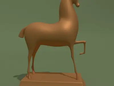 MISC Horse Statuettes Collection 3D model