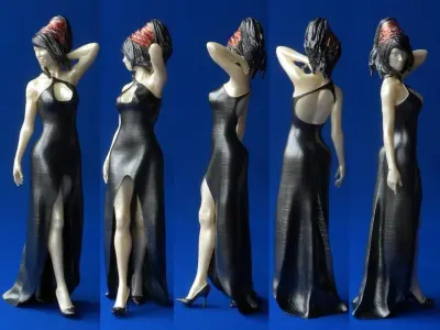 Rebekah02 porsche sports car Free 3D print model