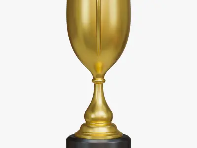 Trophy cup 3D model 41