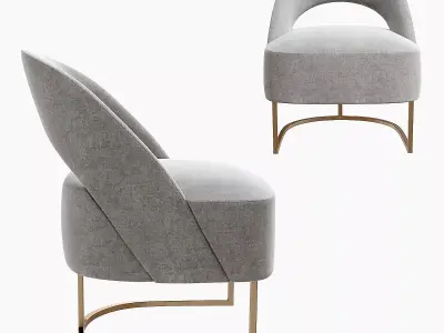 Alma Armchair Hugues Chevalier 3D model