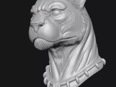Black Panther 3D print model
