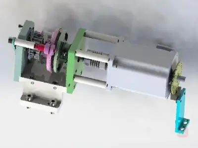 Motor conveying device 3D model