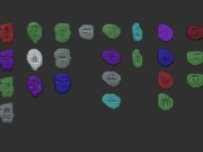 Tibia Runes PACK - All Runes CGI and Printable 3D print model