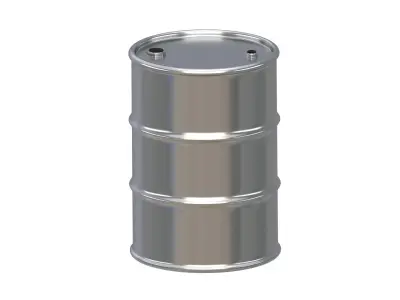 Stainless Steel Barrel 3D model