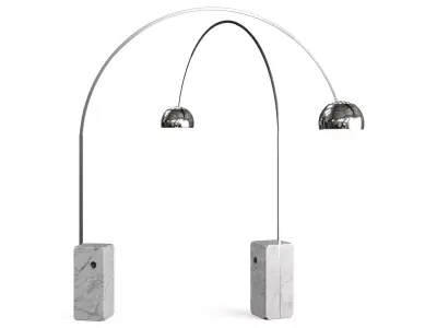 Arco LED floor lamp by Flos 3D model