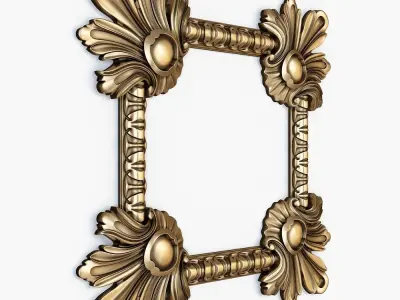 architectural frame for cnc 3D model