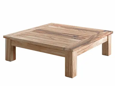 Attitude coffe table  Low-poly 3D model